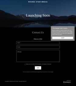 Снимак екрана risingstarmedia.com