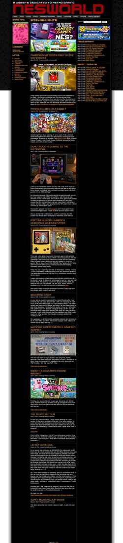 Screenshot nesworld.com