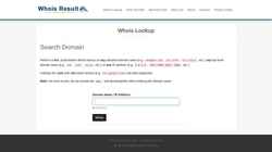 Screenshot whoisresult.com