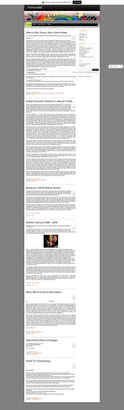 Screenshot famouskids.wordpress.com