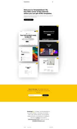Screenshot templatedeck.com