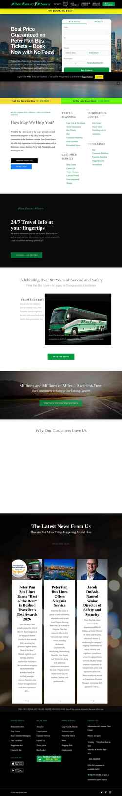 截屏 peterpanbus.com