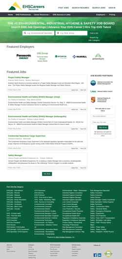 Ekraanipilt ehscareers.com