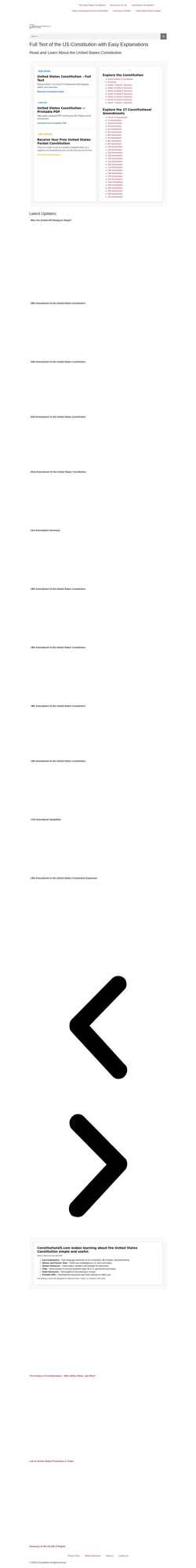 Posnetek zaslona constitutionus.com