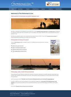 Schermafbeelding fishermansline.com