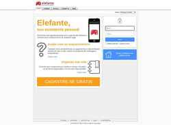 Ekrānuzņēmums elefante.com