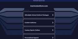 Captura de pantalla inschooluniform.com