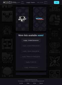 Скриншот demonlist.com