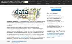 Captura de pantalla educationaldatamining.org