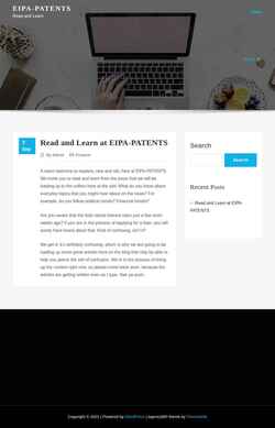 Screenshot eipa-patents.org