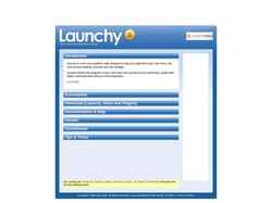 Snímka obrazovky launchy.sourceforge.net
