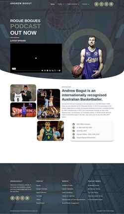 Screenshot andrewbogut.com