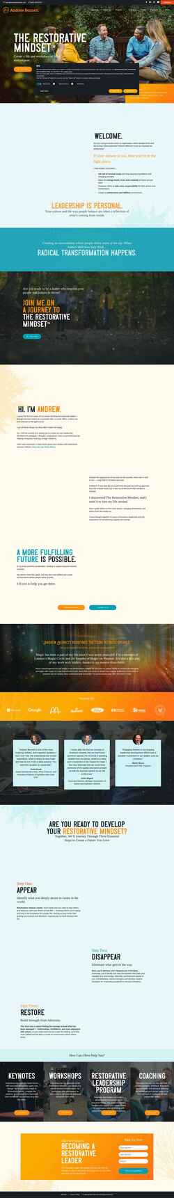 Screenshot andrewbennett.com