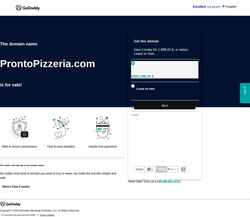 Posnetek zaslona prontopizzeria.com