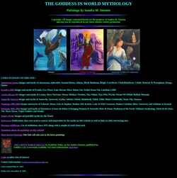 Snímek obrazovky goddessmyths.com