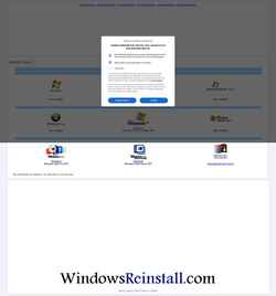 スクリーンショット servicepack3.windowsreinstall.com