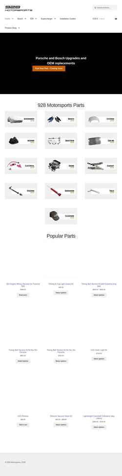 Снимак екрана 928motorsports.com