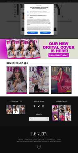 Skjermdump blackbeautymagazine.com