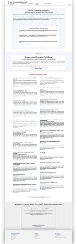 Captura de pantalla world-economics-journal.com
