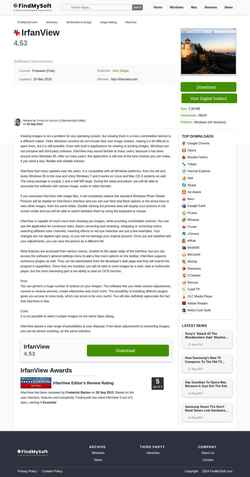 Screenshot irfanview.findmysoft.com