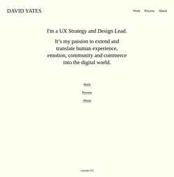 スクリーンショット davidyates.com