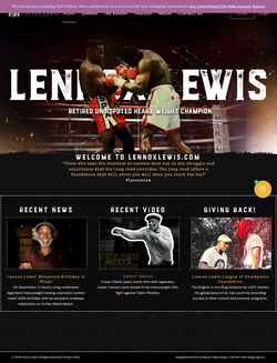 Captura de pantalla lennoxlewis.com