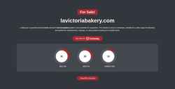 Snímek obrazovky lavictoriabakery.com