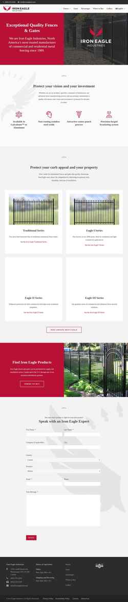Ekraanipilt ironeagleind.com