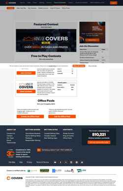 Screenshot contests.covers.com