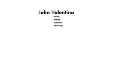 Screenshot johnvalentino.com
