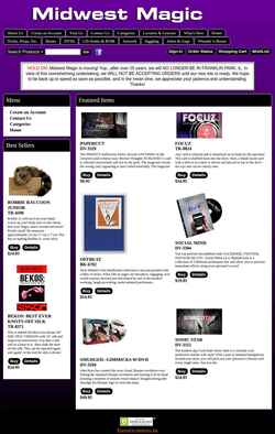 Screenshot midwestmagic.net