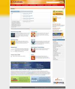 Screenshot astrodaily.com