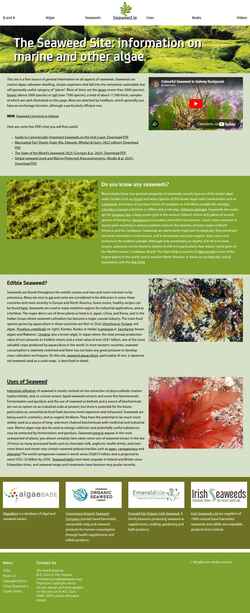Captura de tela seaweed.ie
