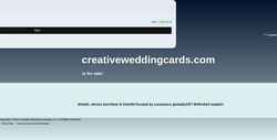 Skærmbillede creativeweddingcards.com