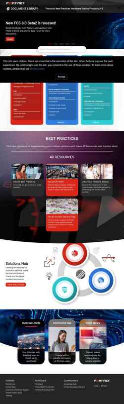 Screenshot docs.fortinet.com