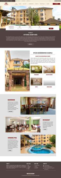 Snímek obrazovky cityroyalkampala.com