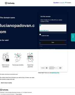 Captura de pantalla lucianopadovan.com