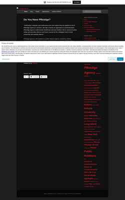 Posnetek zaslona prestigeagency.wordpress.com