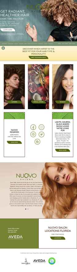Skærmbillede nuovosalongroup.com
