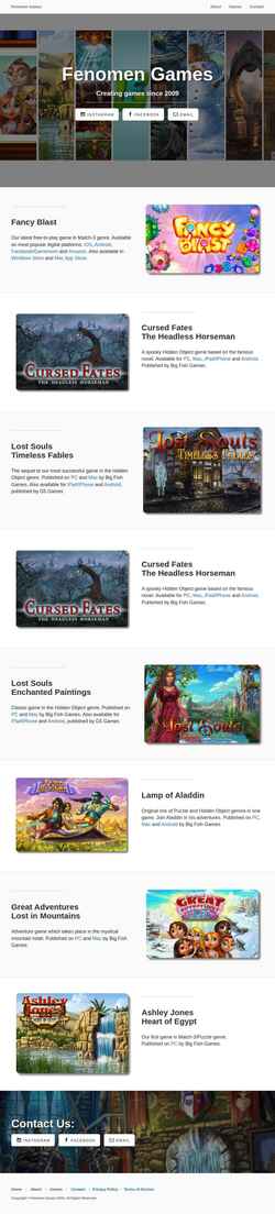 Screenshot fenomen-games.com