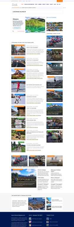 Ekran görüntüsü discoverzakopane.com