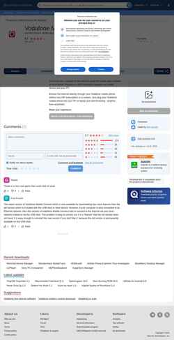 Screenshot vodafone-mobile-connect.software.informer.com