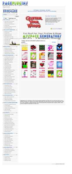 Captura de pantalla pageplugins.com