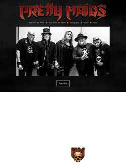 Снимак екрана prettymaids.dk