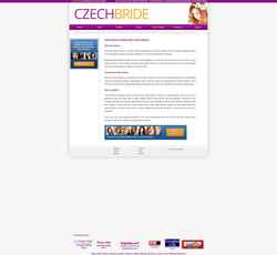 Posnetek zaslona czech-bride.com