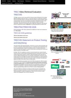 Captura de pantalla trecvid.nist.gov