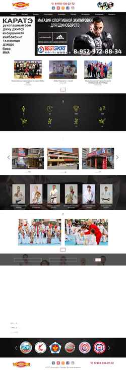 Screenshot karate-tim.ru