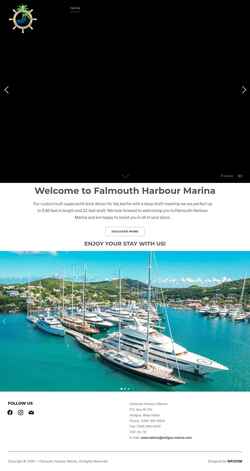 Skærmbillede antigua-marina.com