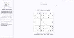 Снимак екрана websudoku.com