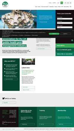 Снимак екрана bpca.org.uk